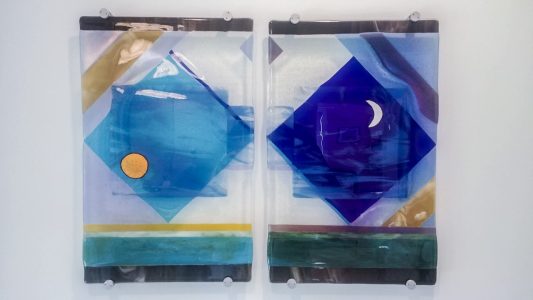 fused glass artwork