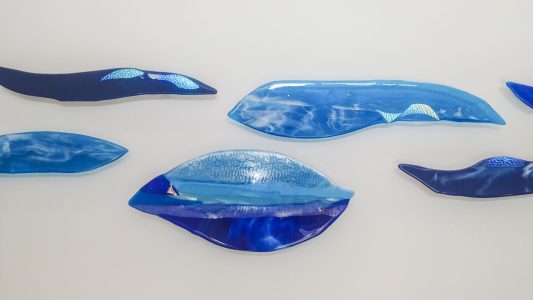 fused glass artwork