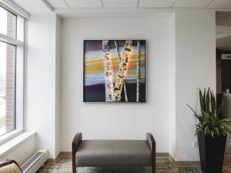 healthcare art installation